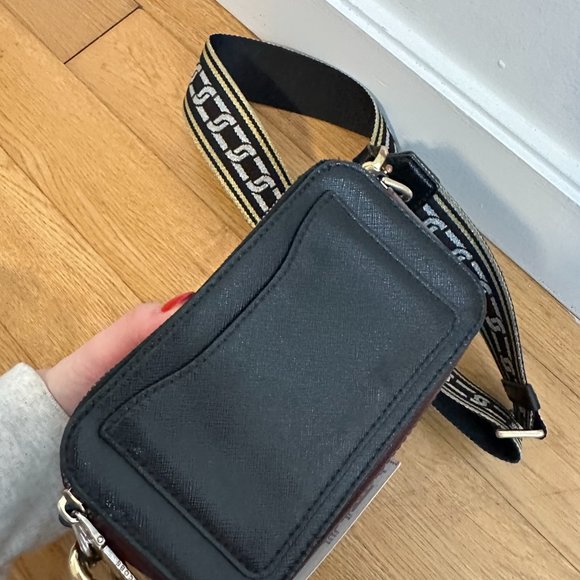 Marc Jacobs Snapshot Camera Crossbody Sling Bag Tricolor Patent Leather - Picture 8 of 13